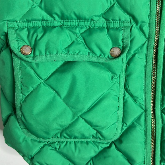 J crew puffer vest quilted size medium green - Picture 3 of 8